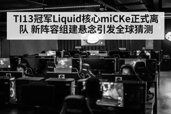 TI13冠军Liquid核心miCKe正式离队 新阵容组建悬念引发全球猜测