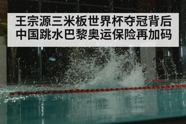 王宗源三米板世界杯夺冠背后 中国跳水巴黎奥运保险再加码